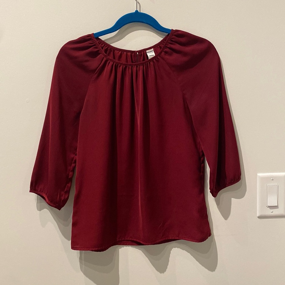 Maroon blouse